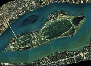 (Satellite Image of the island)