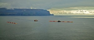 Two Pelamis Machines of the Coast of the Orkney Isalnds - Photo by Colin Keldie at EMEC