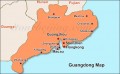 Map of Guangdong - Courtesy of www.itourbeijing.com