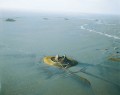Halligen Islands at High Tide - Photo Courtesy of Klett-Interaktiv.de